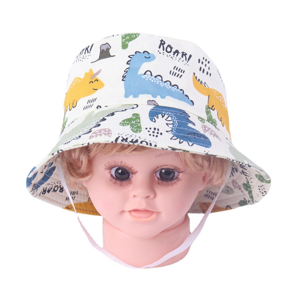 Children Unisex Basic Color Block Bucket Hat display picture 5