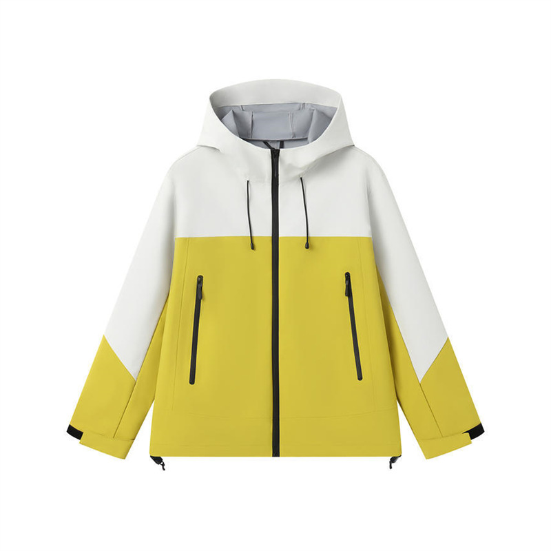 Trajes de trabajo de manga larga de una sola capa delgada abrigo tres armadura personalizada logotipo de impresión al aire libre uniformes de grupo bordados