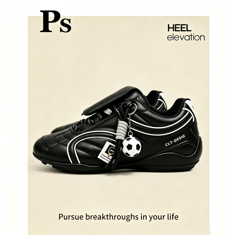 Motorcycle Style/Retro White Football Shoes, New Sports Racing Shoes, Trendy Shoes, Versatile for Men and Women, Retro German Training Shoes Motorcycle Style/Retro White Football Shoes, New Sports Racing Shoes, Trendy Shoes, Versatile for Men and Women, Retro German Training Shoes