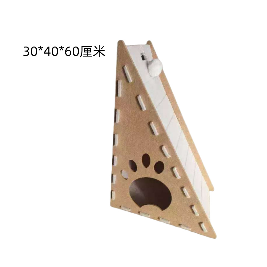 Nido triangular vertical para gatos grueso resistente al desgaste sin descascascar felt gato agarrar tablero de pared esquina para evitar agarrar sofá gato agarrar tablero