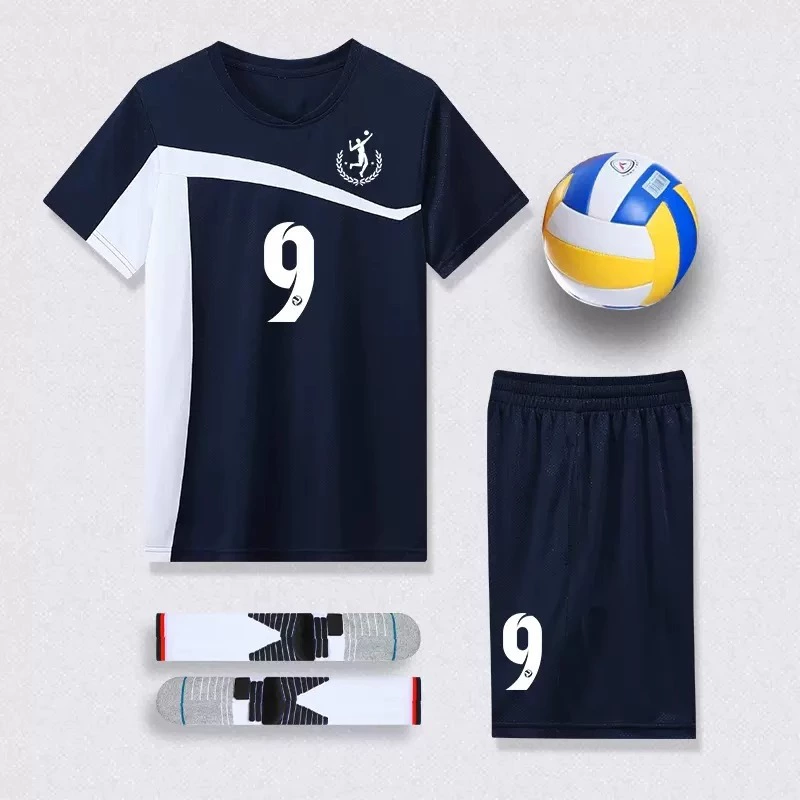 Колледж волейбольной одежды с короткими рукавами для мужчин и женщин