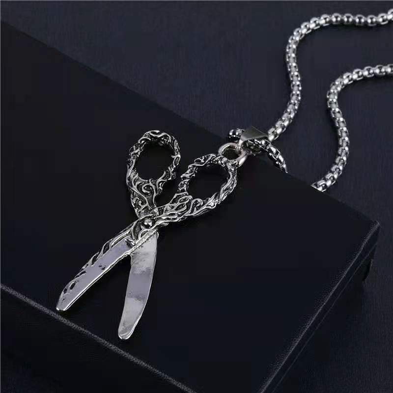 Mode Pentagramm Löwe Legierung Titan Stahl Einbrennlack Halskette Mit Anhänger 1 Stück display picture 26