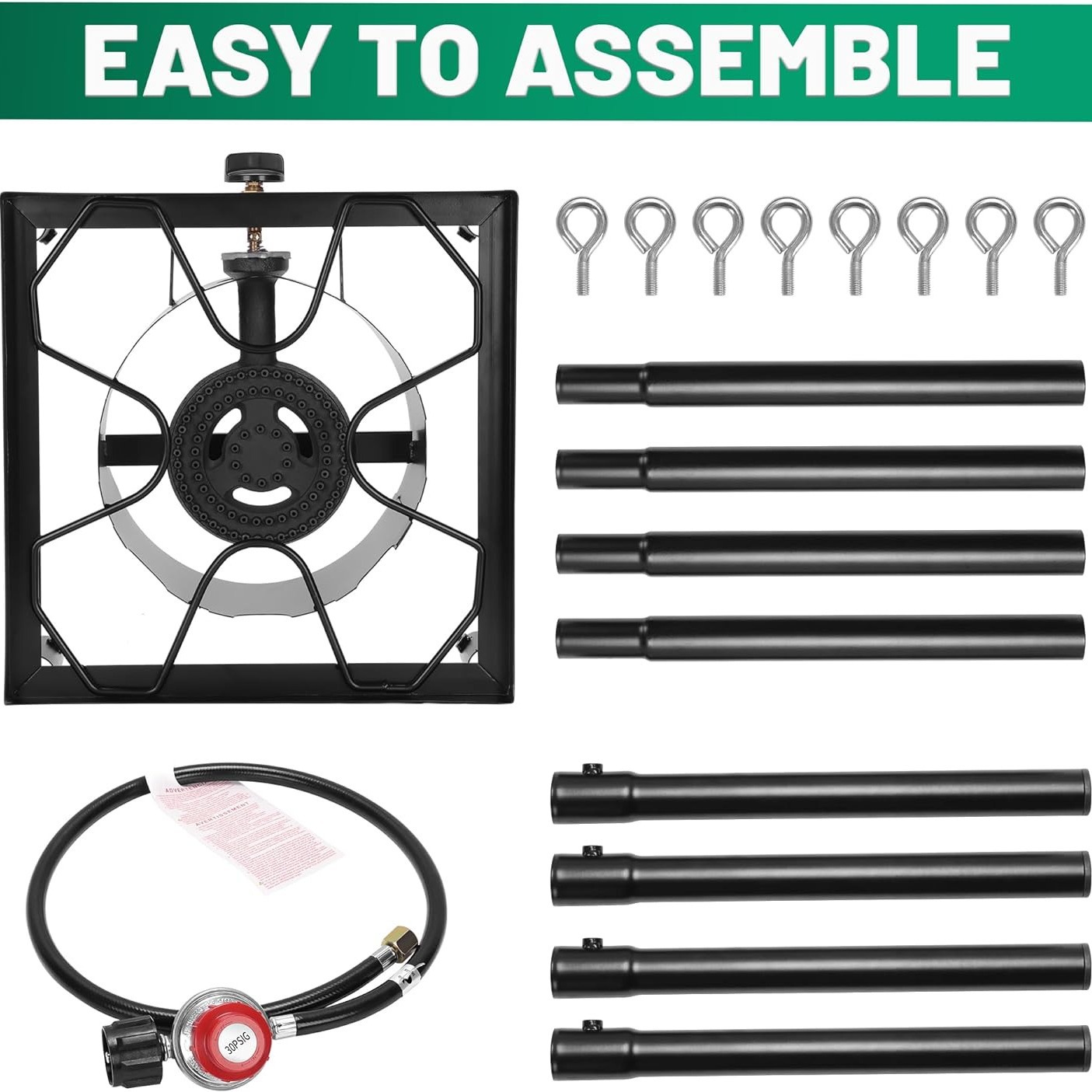 Camping transfronterizo al aire libre estufa única portátil estufa de hierro fundido horno de barbacoa de patio olla de cocina de campamento ángulo estufa de gas de acero