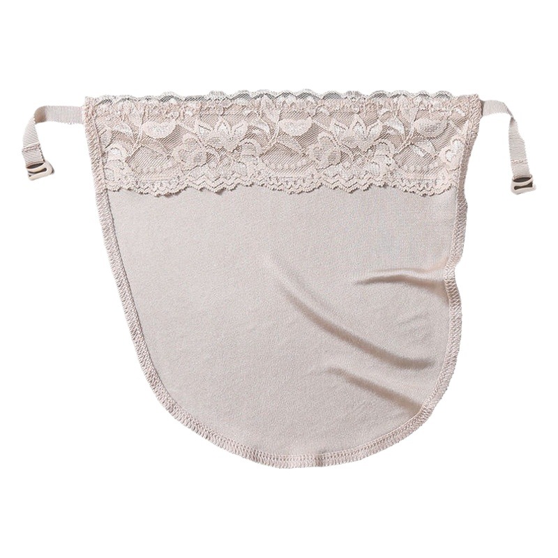 New one-piece anti-exposure tube top artifact inner lace edge breathable invisible bottoming seamless chest covering cloth