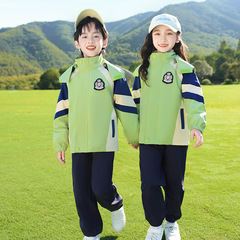 夏のスポーツのファッションのスーツの新型の小中学生の制服の幼稚園の服の夏服のクラスの服の団体の演技の服