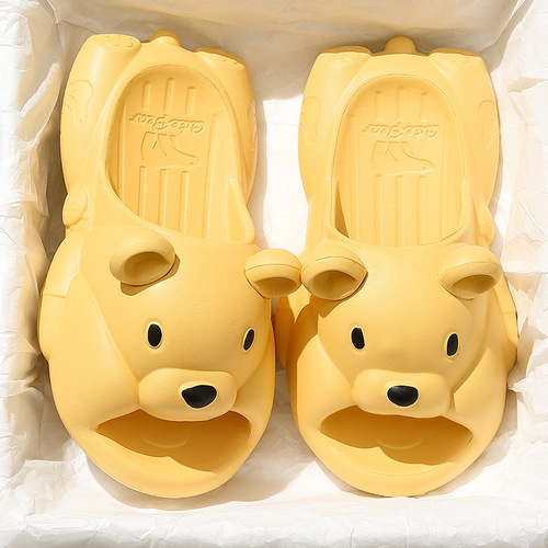 Cute Eva Slippers for Ladies Summer Outdoor Wear One-Piece Slippers Indoor Home Anti-Slip Footfeel Slippers for Women Summer Wholesale