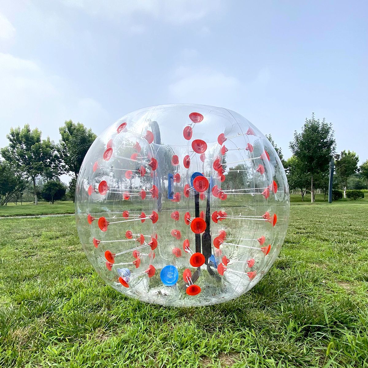 Fabricantes al por mayor diversión bola de choque inflable billar bola de choque inflable para niños bola de choque inflable