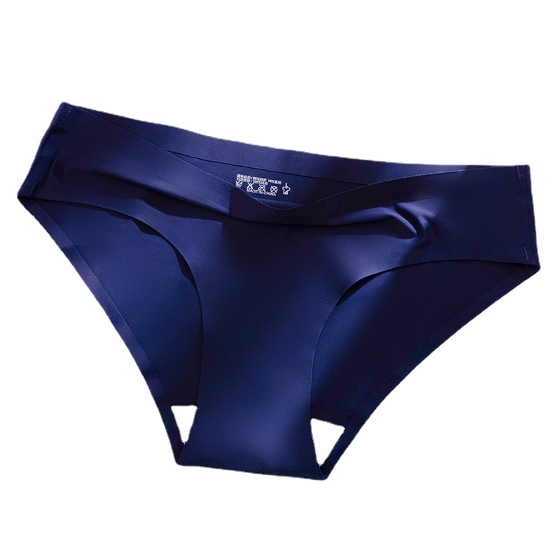 Nueva ropa interior de seda de hielo para mujer sin costuras de una pieza cómoda sin costuras transpirable sexy ropa interior de mujer de seda de hielo