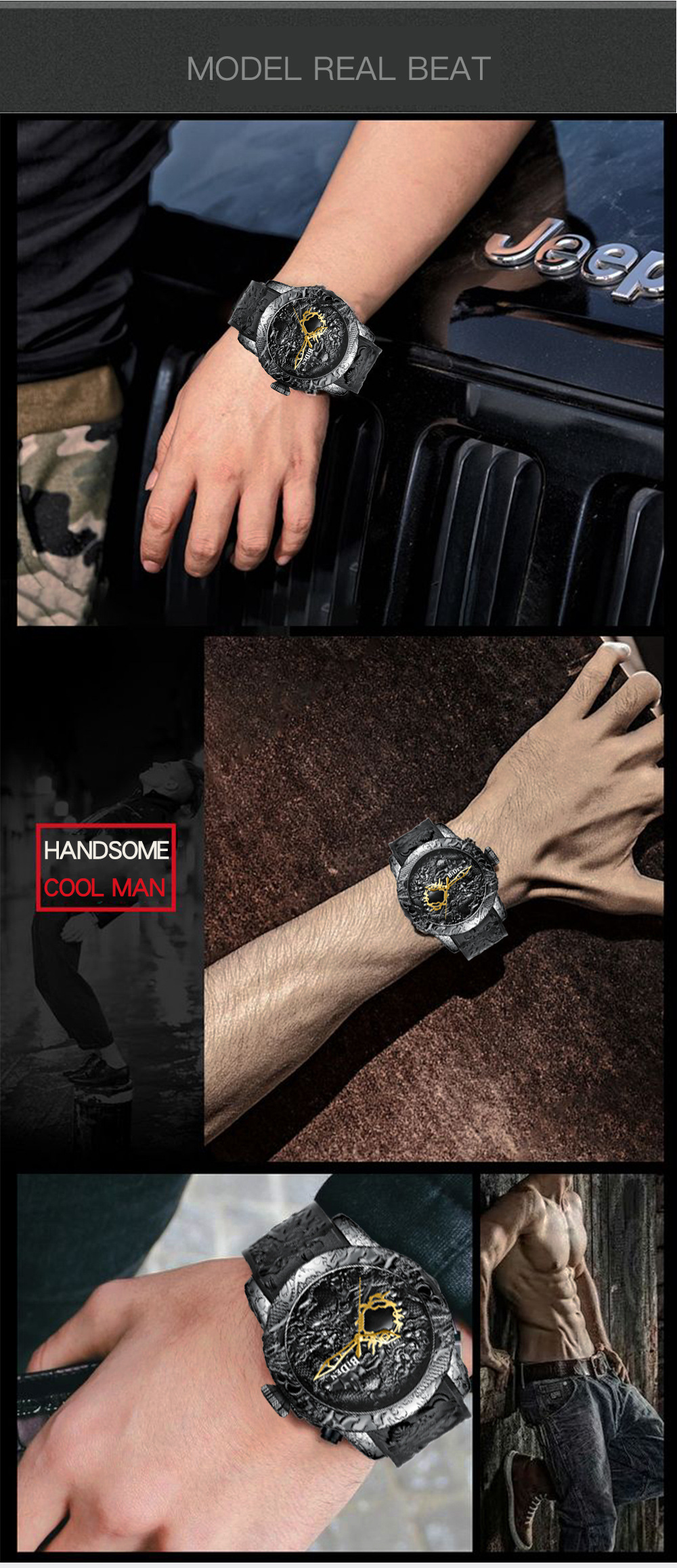 Herrklocka quartz b biden business stil och mode trend_voghion.com