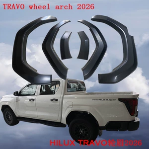 Hilux Travo təkər tağları yeni model 2026 Hilux 4 qapılı Travo üçün xüsusi qara
