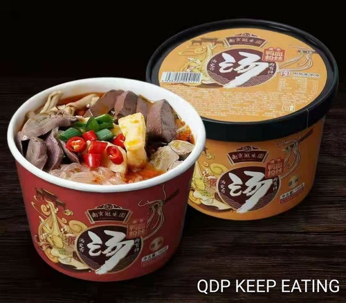 Nanjing Guanshengyuan Duck Blood and Vermicelli Soup Bucket, Famous Snail Paste and Spicy Rice Noodles Instant Noodles Full Box, 12 Buckets.