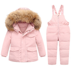 Children's Down Jackets Set Directly Sold by Manufacturer for Infants and Toddlers, 1-6 Years Old, Unisex Baby, Thick and Stylish Winter Clothing, Two Pieces