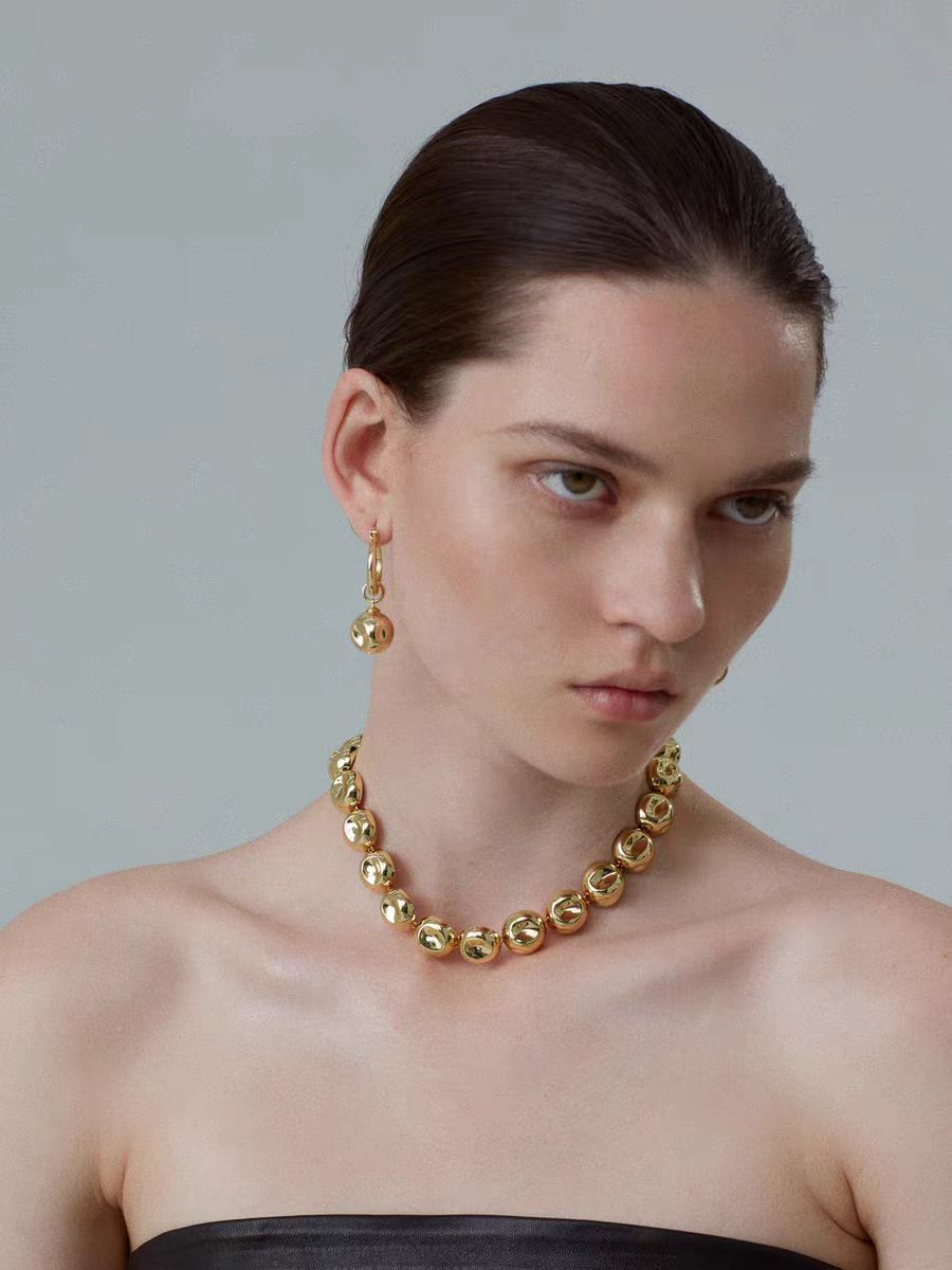 Polishing Design Copper Polishing Solid Color Bracelets Earrings Necklace