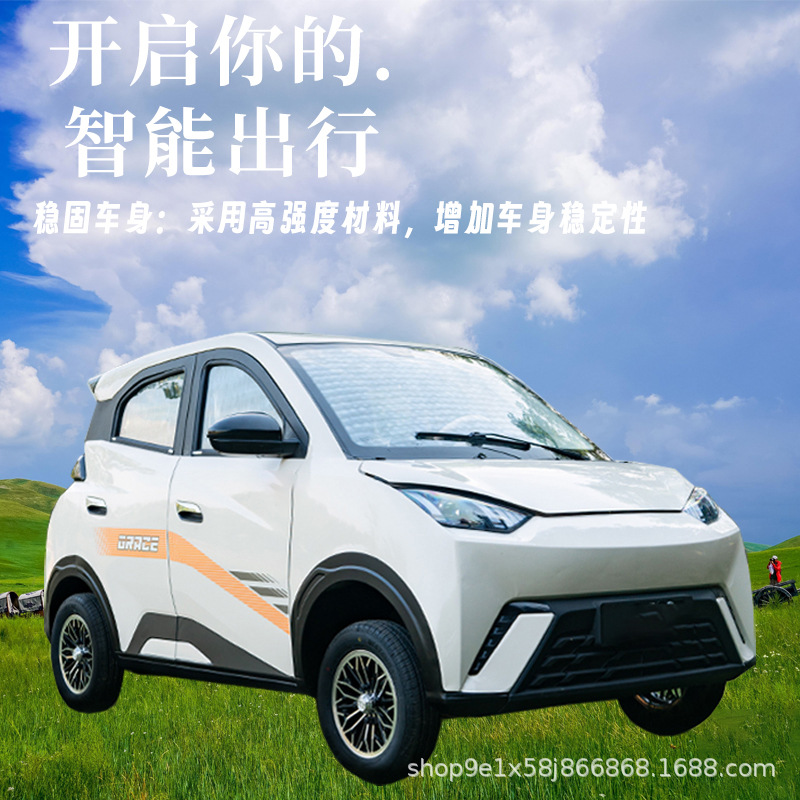 新能源电动四轮车汽车女士电轿高端家用新款油电电瓶车海鸥老头乐