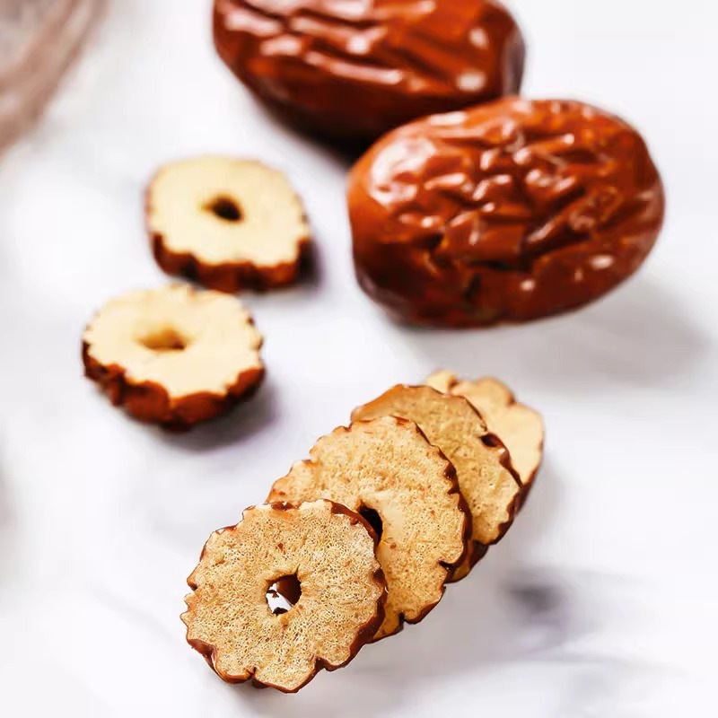 Xinjiang jujube slice tea commercial seedless jujube slice dry bulk jujube traditional Chinese medicine first-class jujube wholesale
