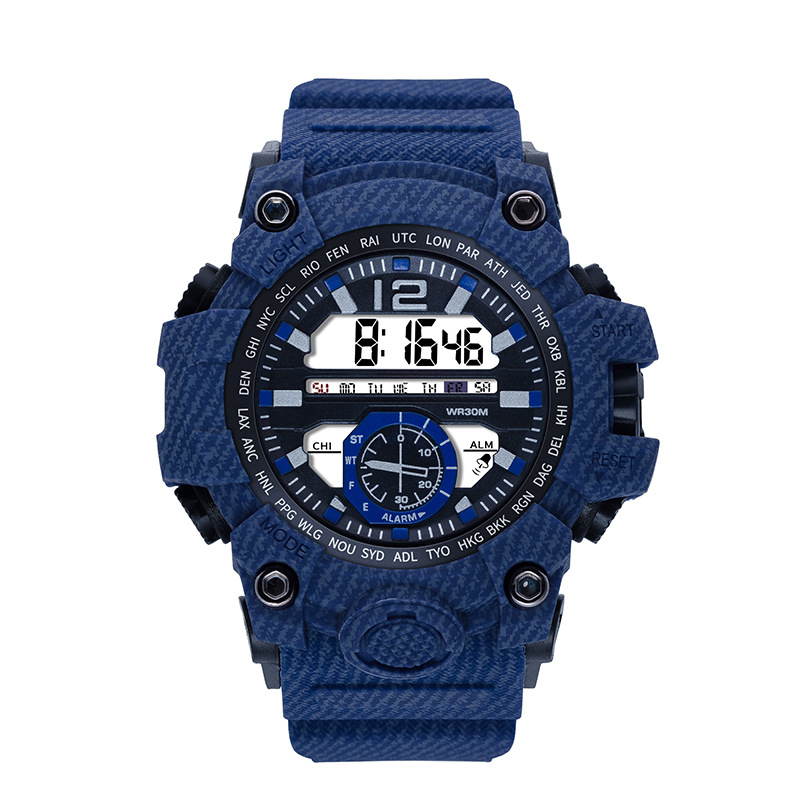 Comercio exterior Venta caliente reloj lote multi-funcional reloj electrónico al aire libre hombres y mujeres estudiantes de escuela secundaria deportes estilo reloj