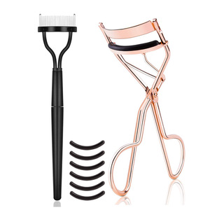 Cross-border new eyelash curler set eyelash curling aid eyelash eyebrow makeup tool set Christmas gift