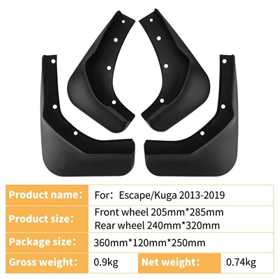 Suitable for Ford Escape Mudguard