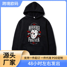 Jason&middot;Voorhees Hoodies Casual Streetwear Horror Graphic Swe
