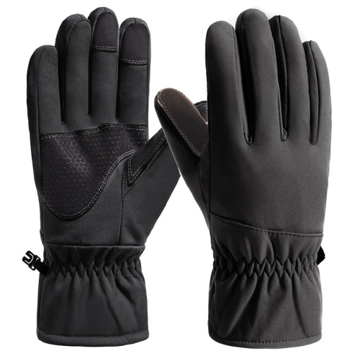 Winter men's gloves warm touch screen gloves outdoor electric car riding motorcycle skiing thickened warm windproof
