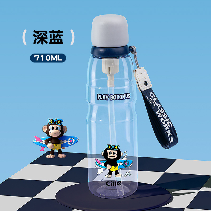 希乐水杯女生高颜值吸管杯子夏季儿童学生上学专用大容量运动水壶|undefined