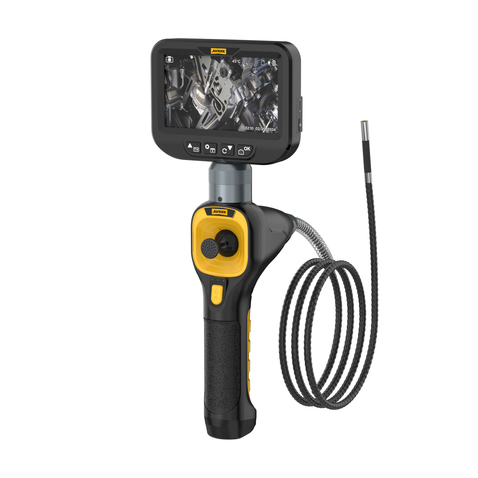 Endoscopio Articulado Automotriz SVB308 con Giro de 360 Grados e Impermeable para Cilindros de Motor