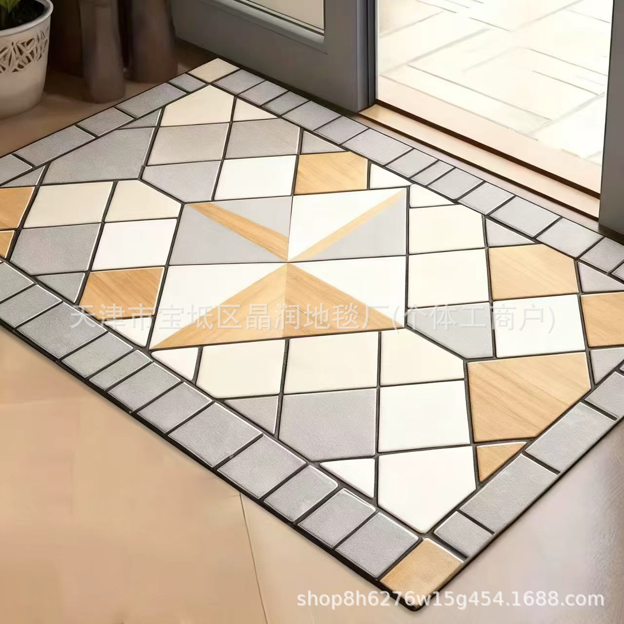 Felpudo simulado en 3D-9