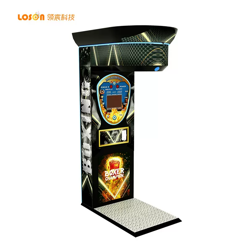 工厂低价批发大型拳击机力量测试游戏机电玩城商用打拳游乐设备