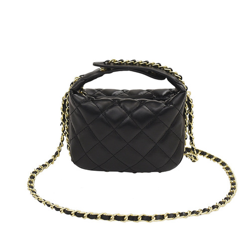 Fashion Chain Mini Shoulder Bag for Girls,  New Leisure Gingham Square Bag, Stylish Simple Women's Bag