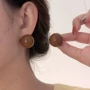 韩国少女气质亚克力耳钉