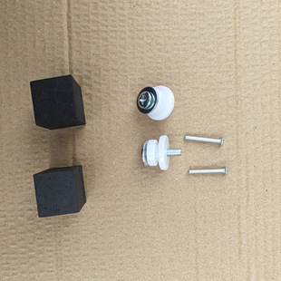 電視機掛架配件背面固定白色掛扣掛輪018019型架配件螺絲包海綿墊