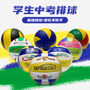 No. 5 for the Volleyball High School Entrance Examination, Lightweight, Highly Elastic and Durable Pvc Standard Ball Inflatable Volleyball Machine Sewing Game Volleyball