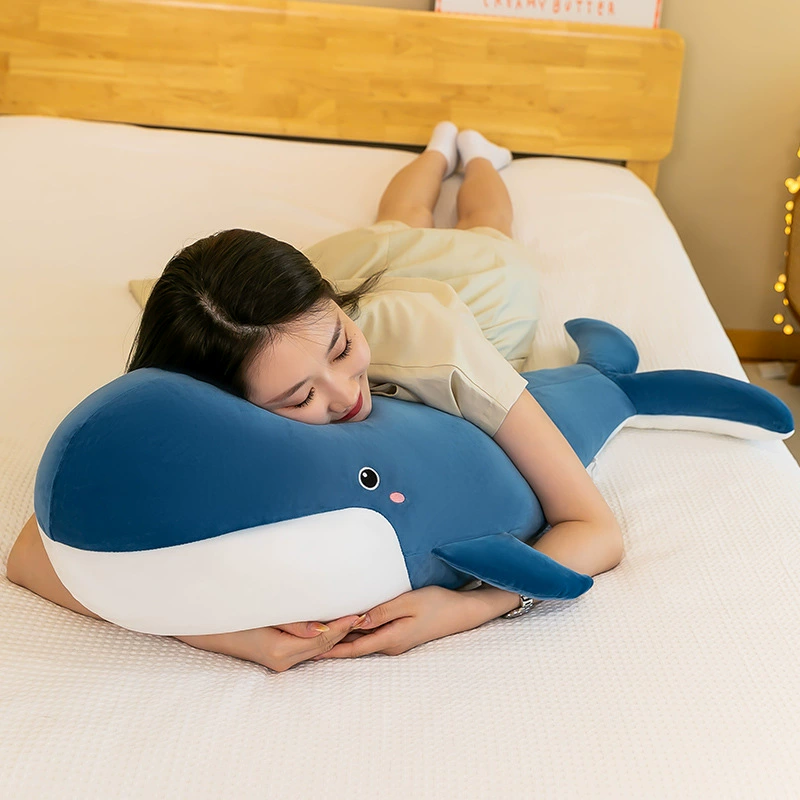Мягкая игрушка, длинная подушка с зажимом ног, кукла-кит, длинная подушка, супер мягкий подарок для девочек, боковая подушка для сна для беременной женщины