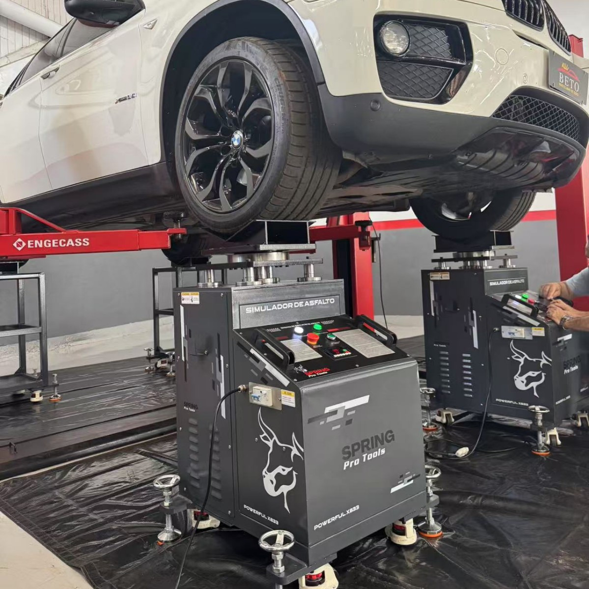 富仕达战鹰跨境电商汽车通用底盘异响检测仪道路模拟机摇摇机