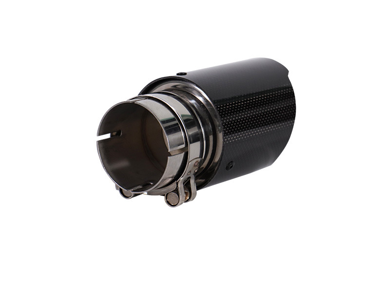 New Cross-Border Wholesale 63-89mm Carbon Fiber Ak Scorpion Tail Exhaust Pipe Car Modification Accessories Stainless Steel