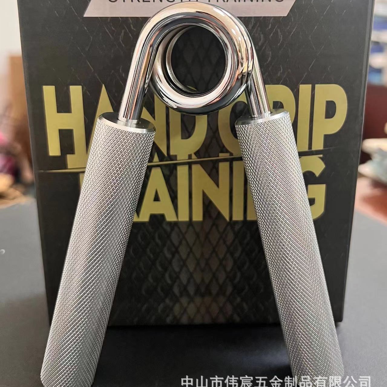 Cruz-frontera metal agarre primavera acero agarre una pieza entrega aleación de aluminio todo metal agarre fitness Tipo A