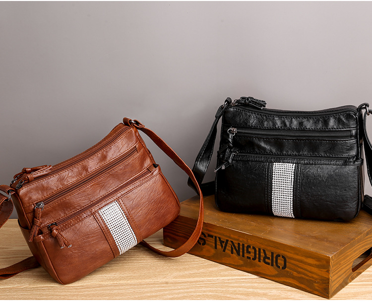 Dames crossbody tas met diamantdetails en grote capaciteit_voghion.com