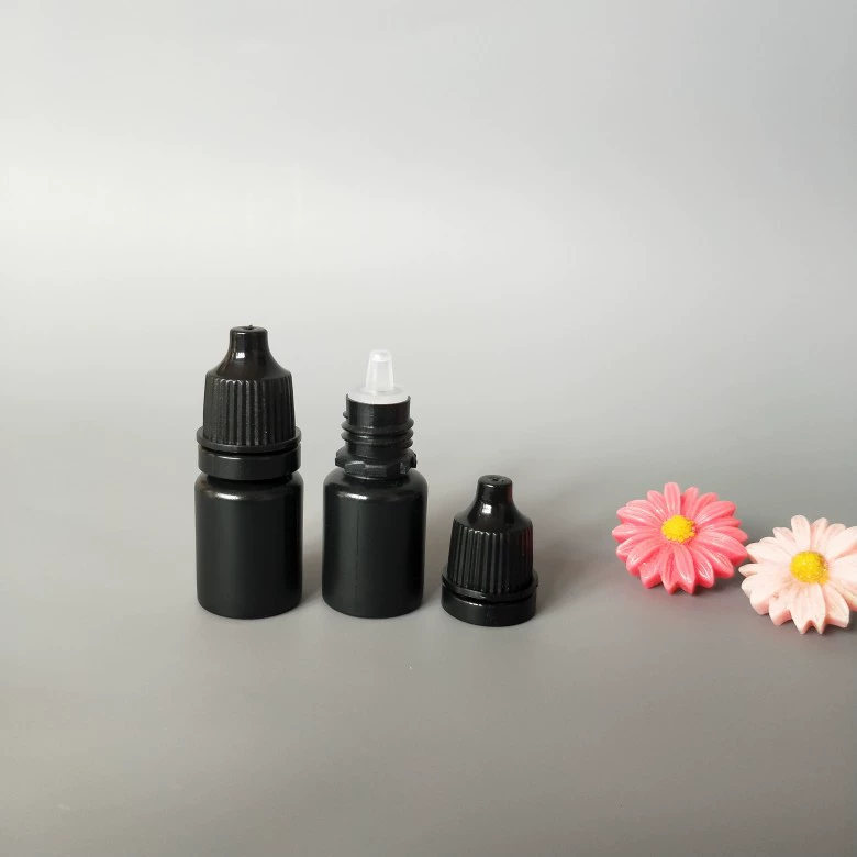 Спот 5 мл полный черный экструзионная бутылка бутылка разлив маленькая капельница маленькая пластиковая пустая бутылка 5ml пластиковая бутылка
