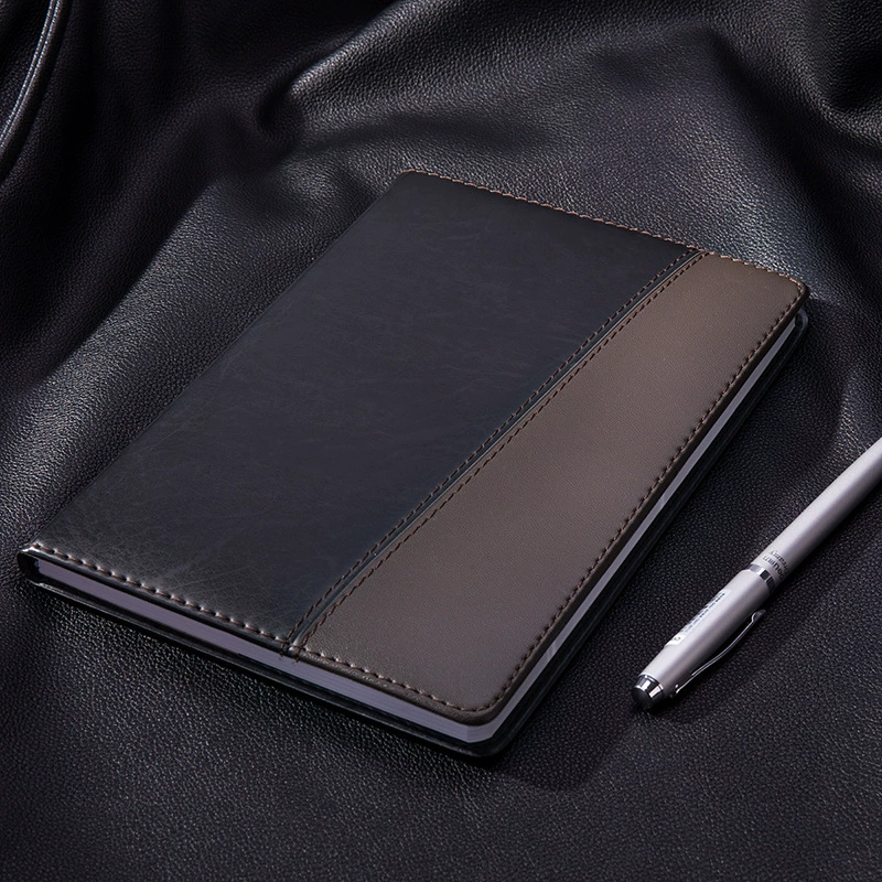Скетчер Notepad Leather Notebook деловая встреча запись PU 120 страниц 16K25K дневник