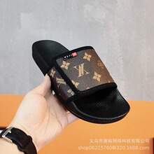 跨境凉拖鞋男潮室外2025夏季个性潮流外穿沙滩居家休闲软底一字拖