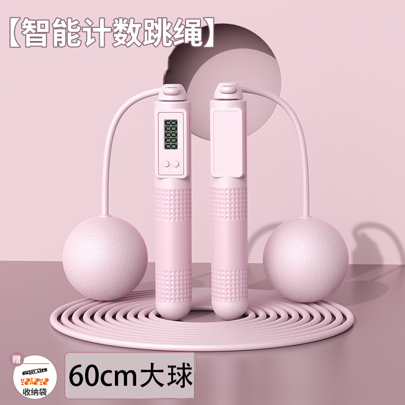 成人款两用跳绳智能计数钢丝绳体育用品家用无绳运动负重跳绳跨境|undefined