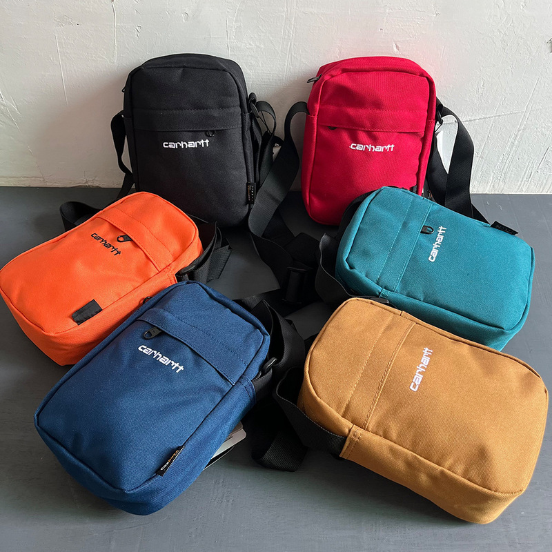 2021 Carhartt Embroidered Kaha Trendy Hip-Hop Unisex Crossbody Bag Shoulder Bag Small Square Bag