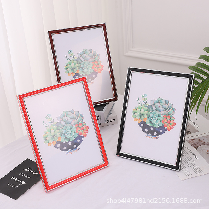Modern Simple Photo Frame Table Hanging Wall A4A3 Decorative Multi-Purpose Picture Frame Photo Wall Factory Direct Sales Decorative Painting Explosion
