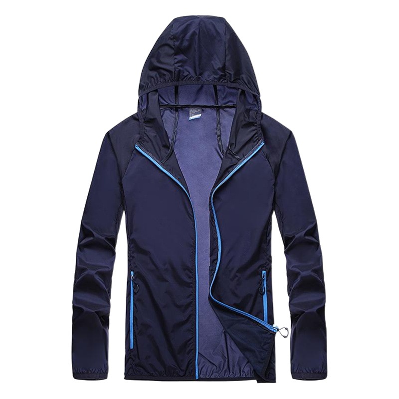 Source manufacturers summer thin sunscreen clothing men's and women's ultra-thin breathable men's sunscreen coat outdoor women's fishing clothing tide