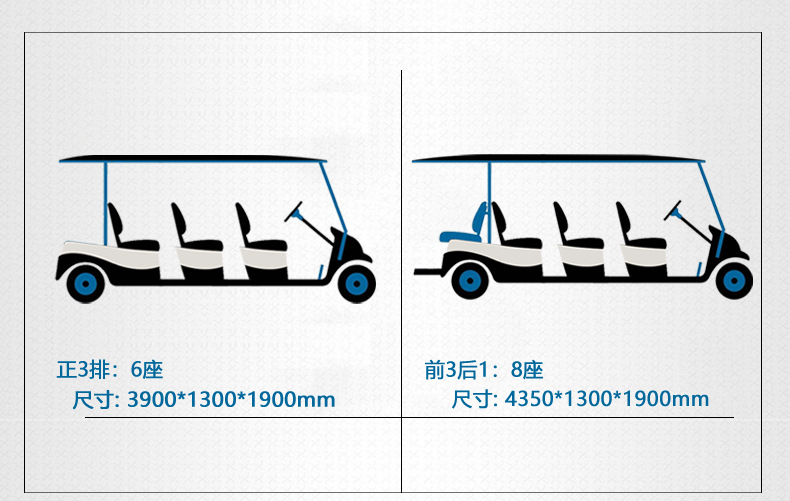 Golf Cart Electric Sightseeing Car Patrol Car Scenic Spot Campus Factory Stadium Ferry 2-8 Houses