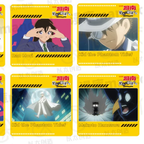 Коллекционная медаль Detective Conan серия ретро музыка снежная тень радуга свет зеркало фантом трюк холодильник магнит папады