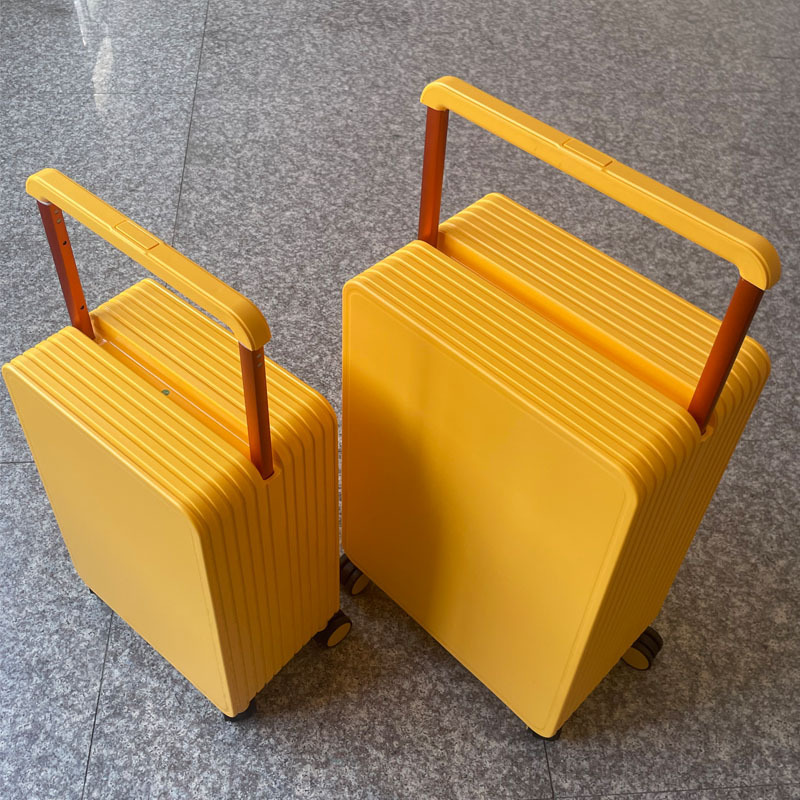 Manufacturer Supplies New Wide-Handle Luggage with Silent Universal Wheels, 20inch Carry-On Luggage, Light Luxury Pp Luggage Customization