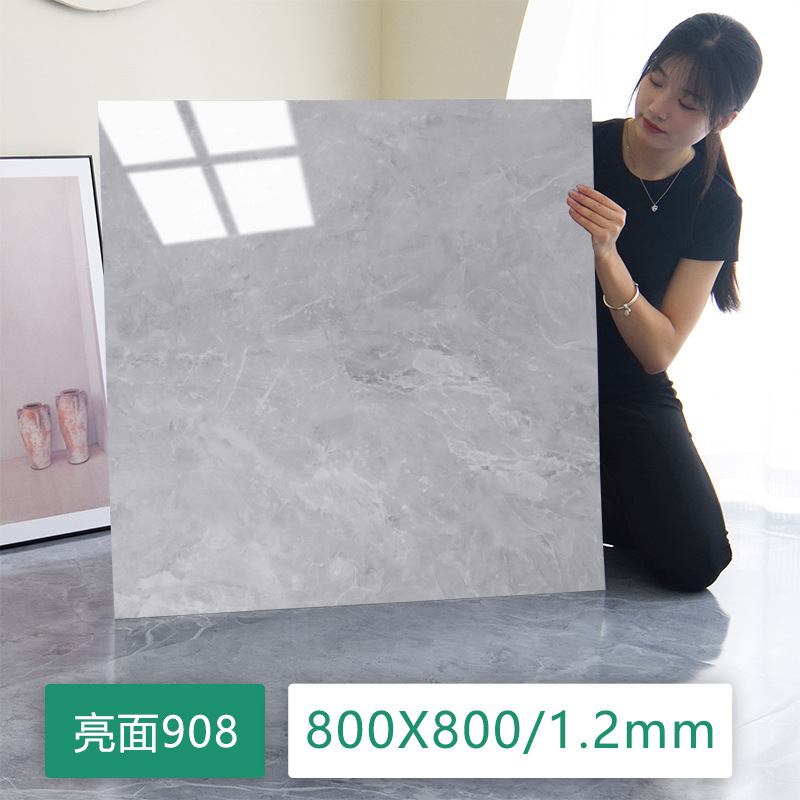 모조 세라믹 타일 광택 표면 08/80x 80cm /1.2mm 그리드