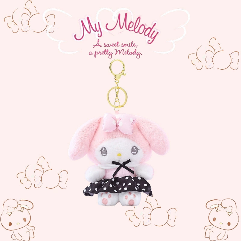 Плюшевая игрушка (Sanrio Hello Kitty) 10 см брелок/декор для сумки, оригинальное качество