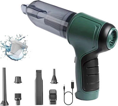 Handheld Mite Removal Vacuum Cleaner — Tozsoranlar - new-107-three-in-one-wireless-charging-6-accessories-9000pa-120w-military-green